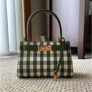 Tory Burch Petite Lee Graham Plaid Crossbody